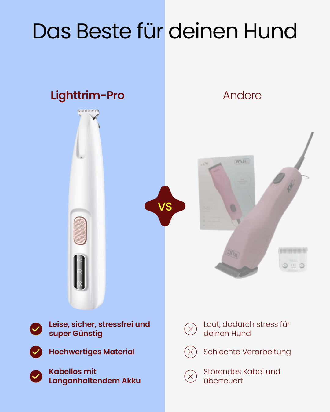 LIGHTTRIM – LED Pfoten-Trimmer