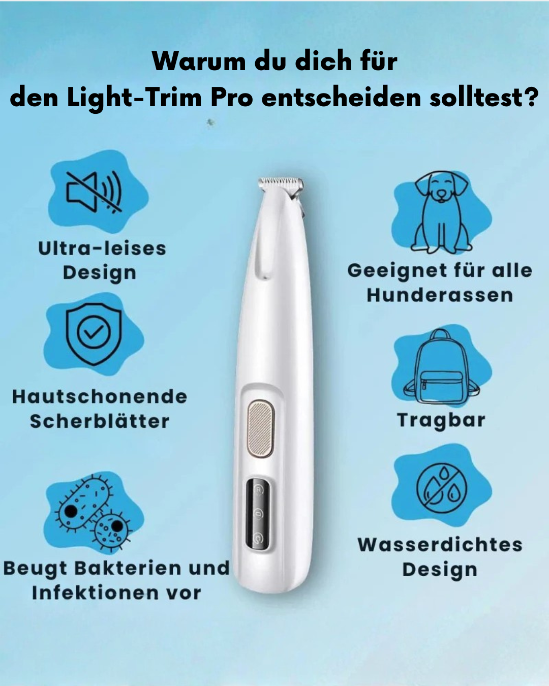 LIGHTTRIM – LED Pfoten-Trimmer